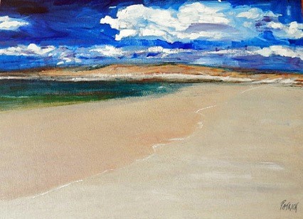 'Bosta Beach, Isle of Lewis' by artist Pauline Patrick